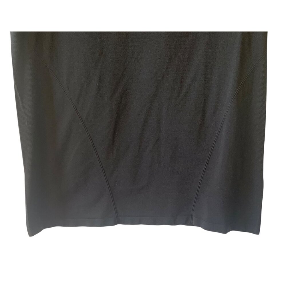 Fabletics Solid Black Short Sleeve Seamless Crewn… - image 4